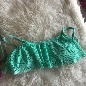 Coral Blue Bikini Top